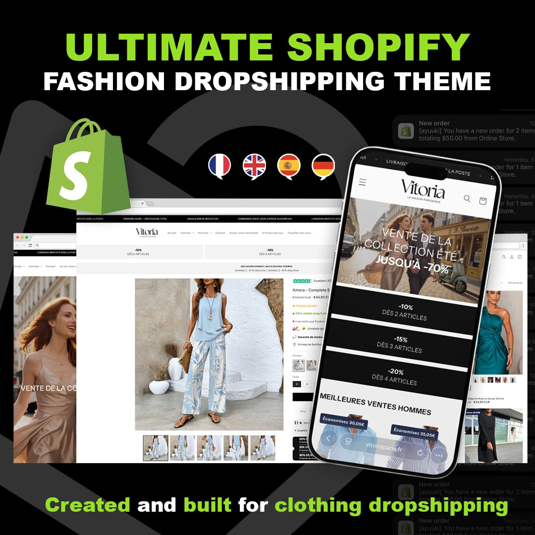 The best shopify Fashion Dropshipping Theme