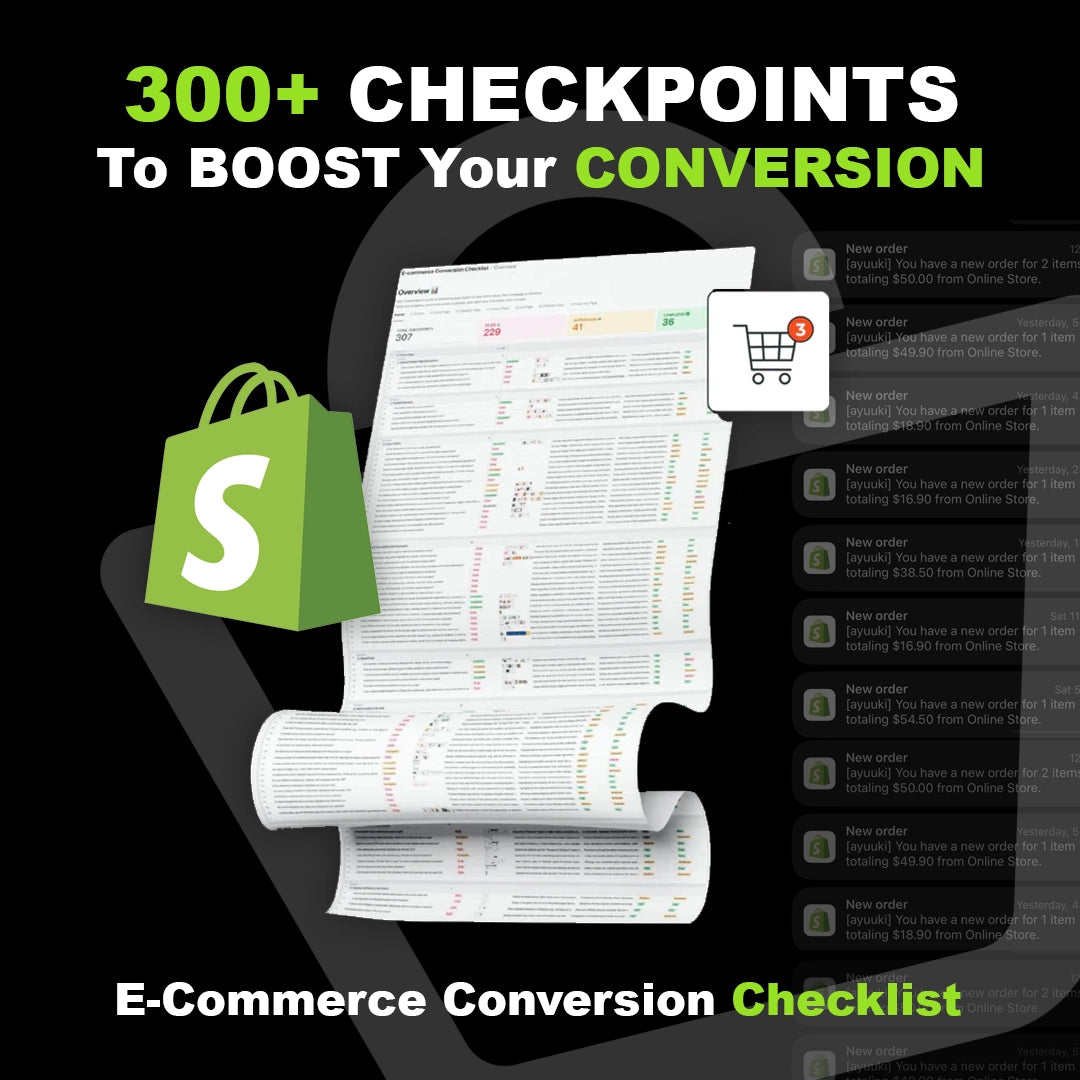 E-Commerce Conversion Checklist